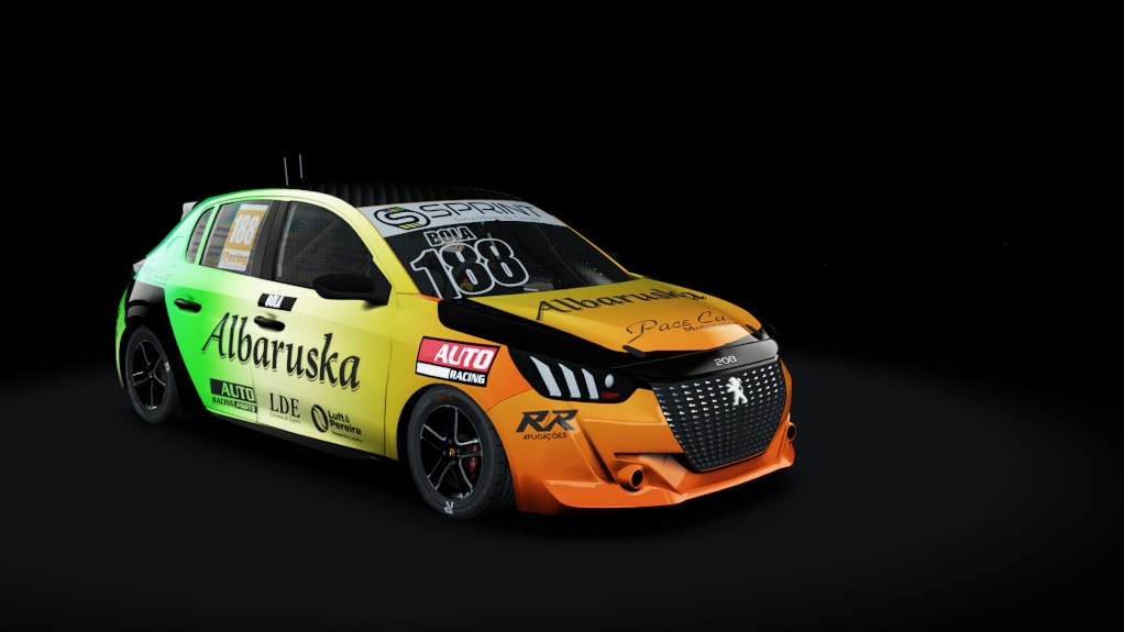TURISMOCUP - PEUGEOT 208, skin 188 JAIR BOLA JUNIOR