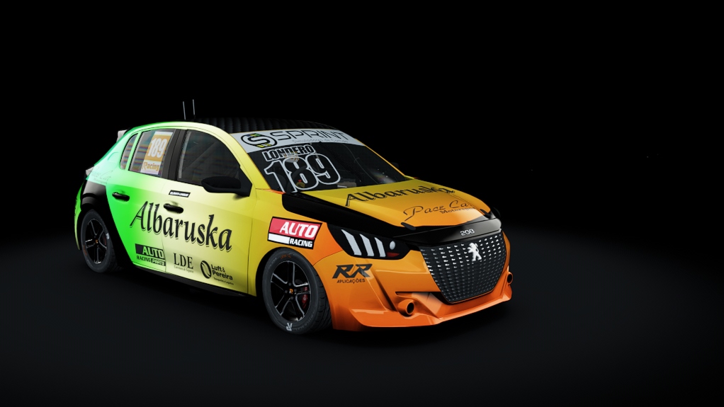 TURISMOCUP - PEUGEOT 208, skin 189 GILBERTO LONDERO