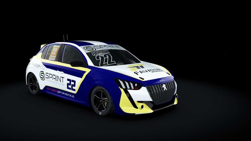 TURISMOCUP - PEUGEOT 208, skin 22 ISRAEL FAVARIN