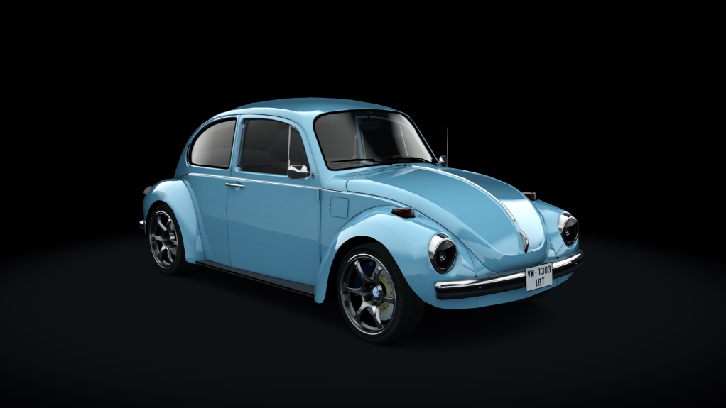 VW Beetle 1973 Sleeper, skin marina_blue