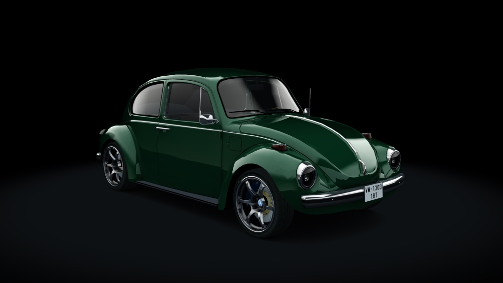 VW Beetle 1973 Sleeper, skin sumatra_green