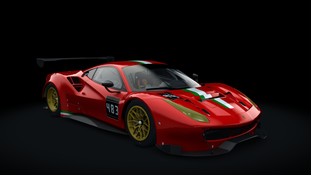 Ferrari 488 GT3, skin 01_racing_483