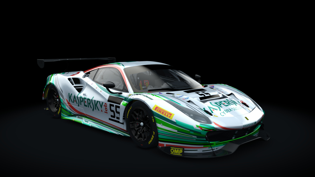 Ferrari 488 GT3, skin 0_kaspersky_55