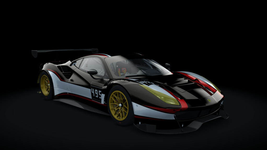 Ferrari 488 GT3, skin 13_racing_495