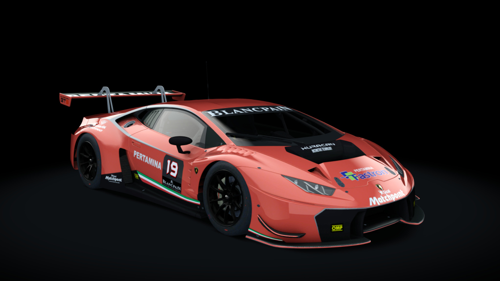 Lamborghini Huracan GT3, skin Racing_Cinnabar