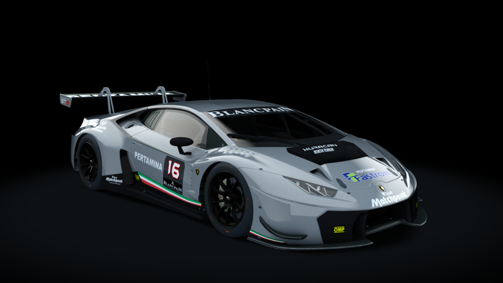 Lamborghini Huracan GT3, skin Racing_Grey