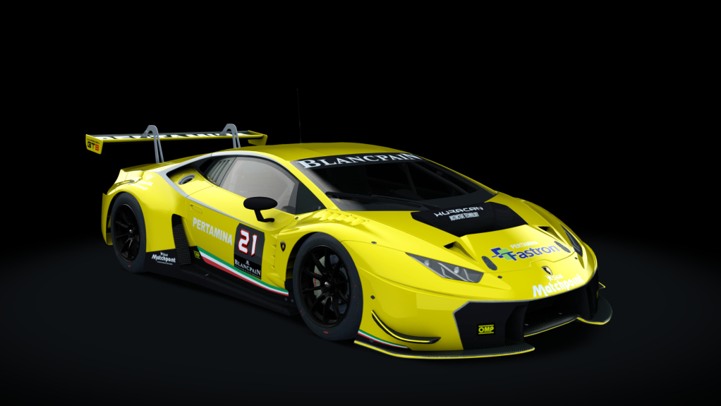 Lamborghini Huracan GT3, skin Racing_Yellow