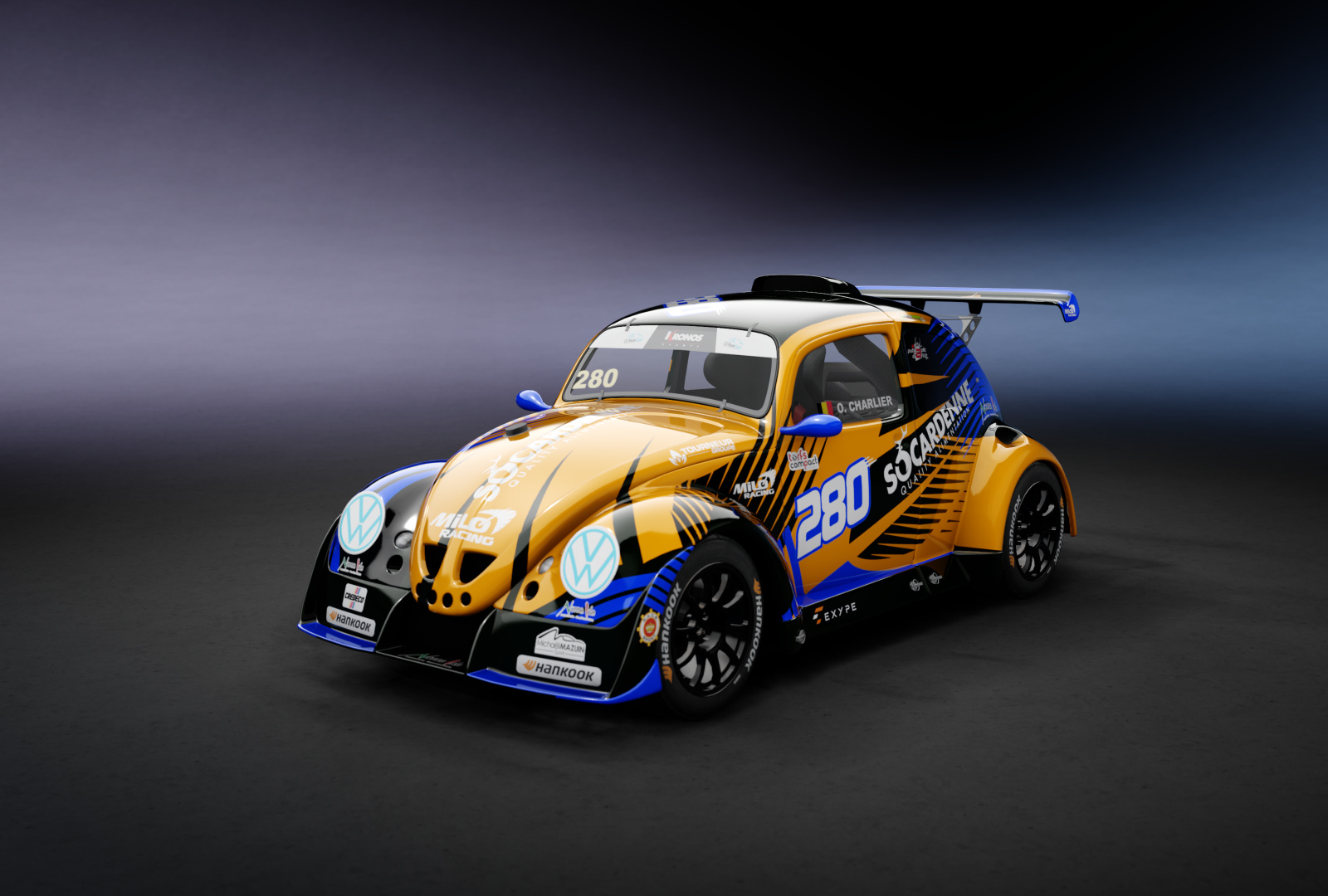 Volkswagen Beetle Evo 3, skin 280_Charlier