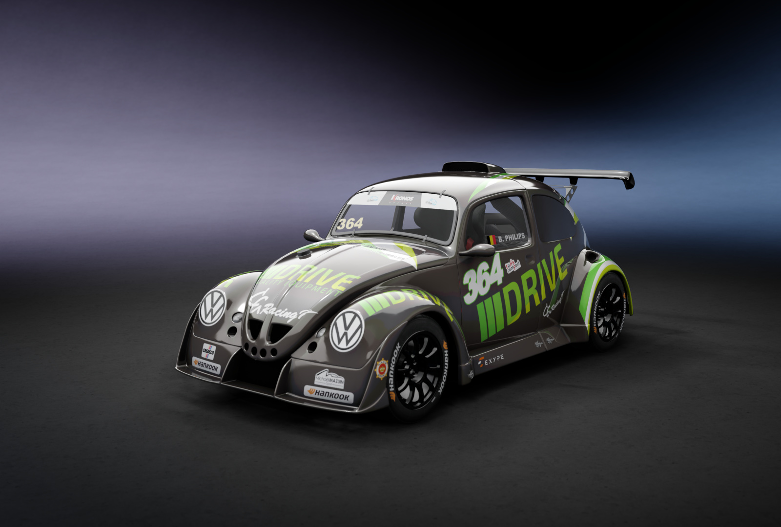 Volkswagen Beetle Evo 3, skin 364_Philips