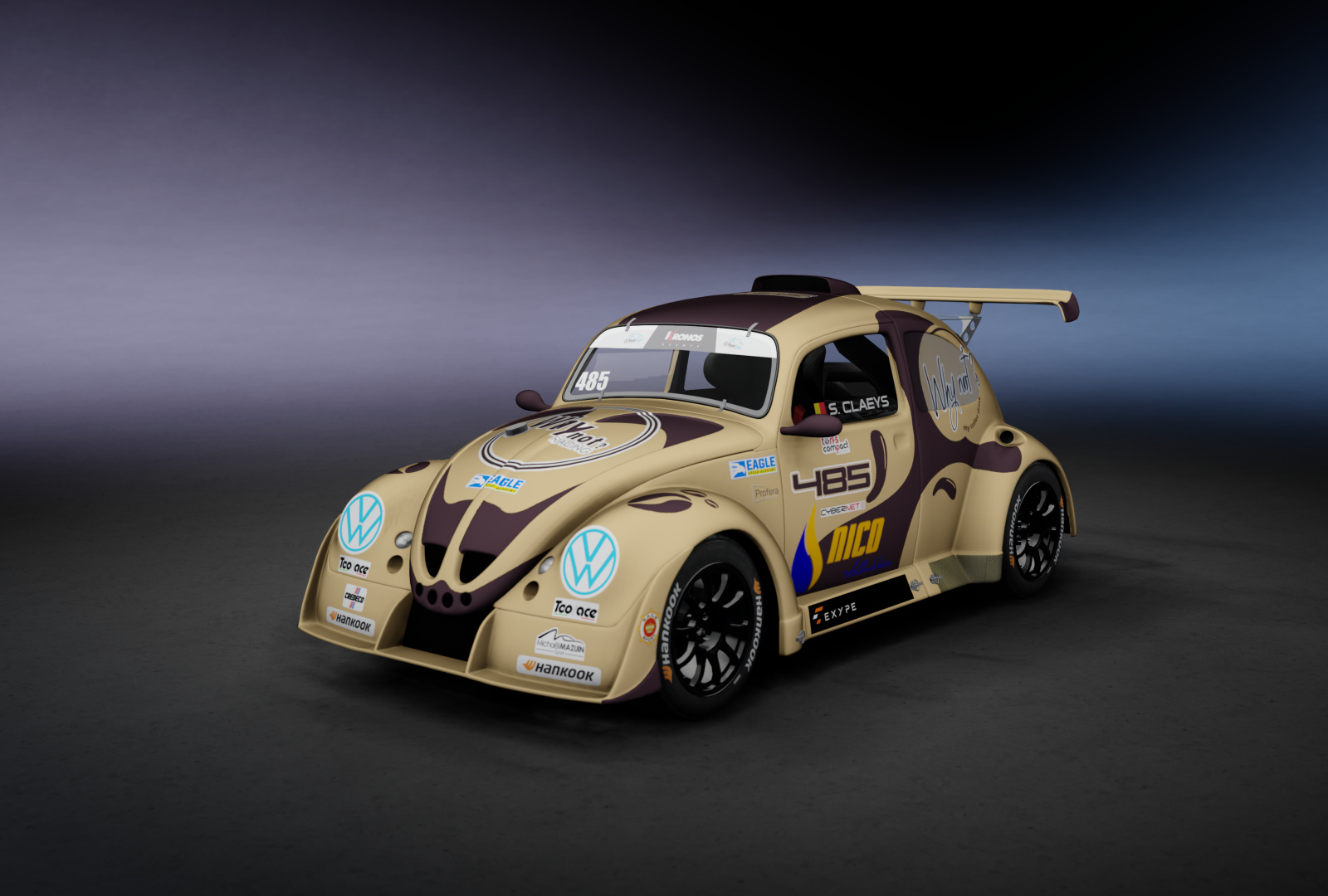 Volkswagen Beetle Evo 3, skin 485_Claeys