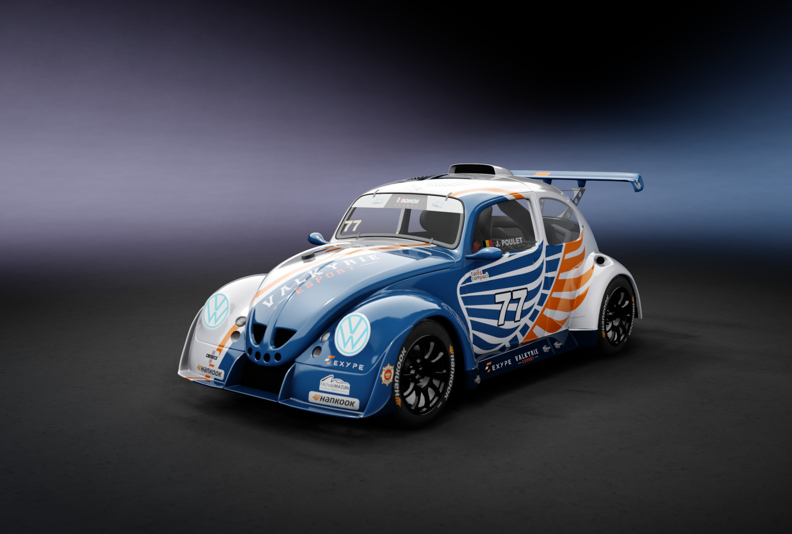 Volkswagen Beetle Evo 3, skin 77_Poulet