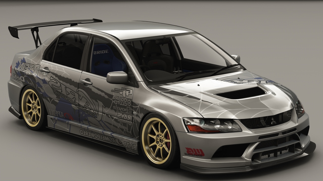 Mitsubishi Lancer Evolution IX MR VARIS, skin 4RD Livery